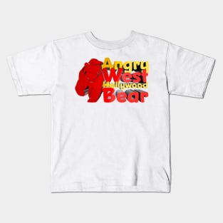 Angry West Hollywood Bear - Kill Tony Joke-Ending Sound Art Kids T-Shirt